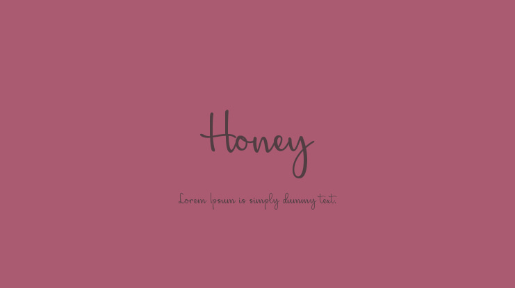Honey Font