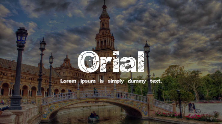 Orial Font Family