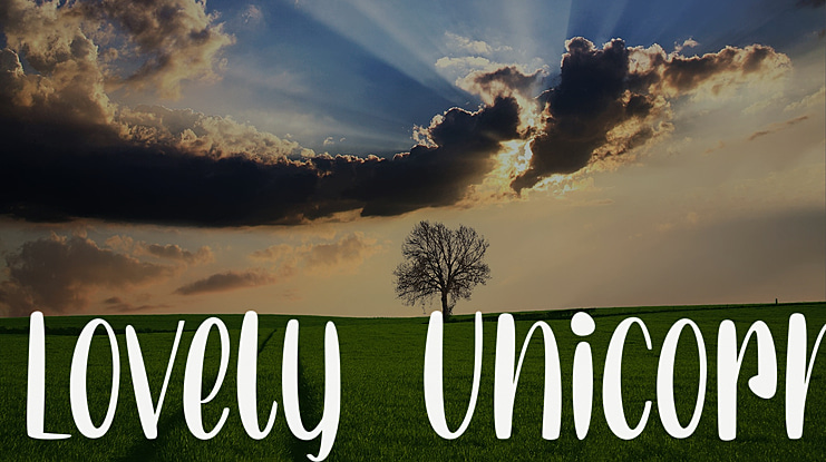 Lovely Unicorn Font