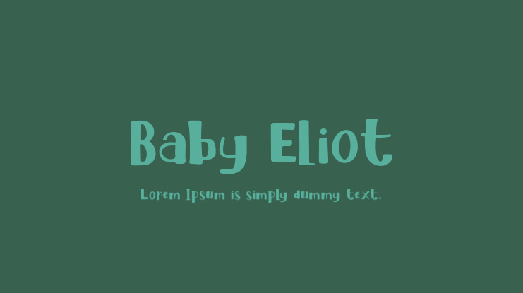 Baby Eliot Font