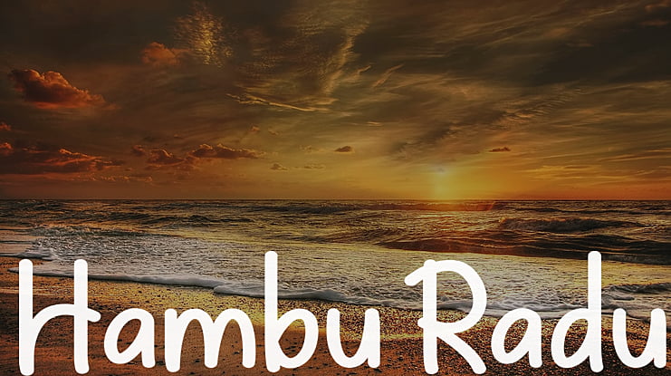 Hambu Radul Font Family