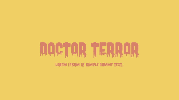 Doctor Terror Font