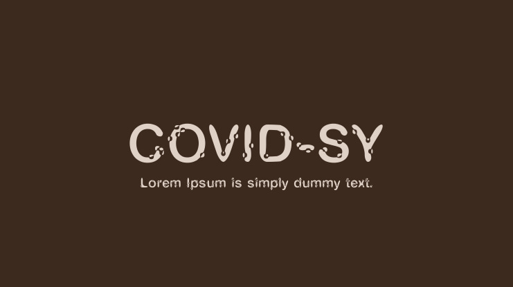 COVID-SY Font