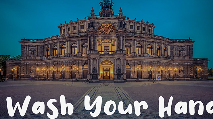 Wash Your Hand Font