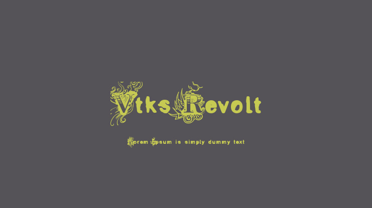 Vtks Revolt Font