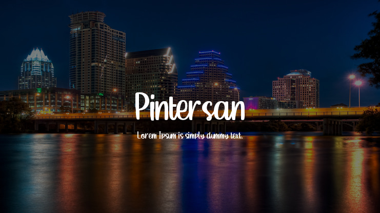 Pintersan Font