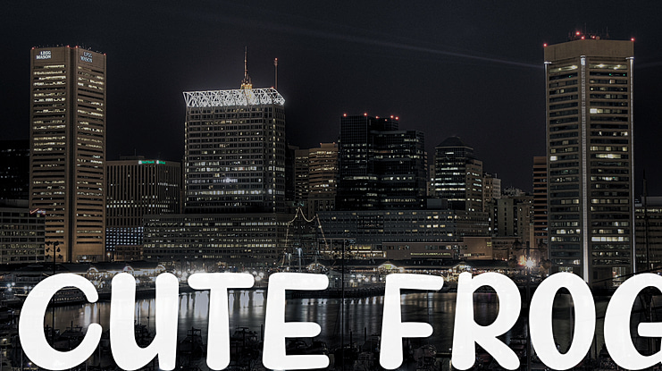 CUTE FROG Font