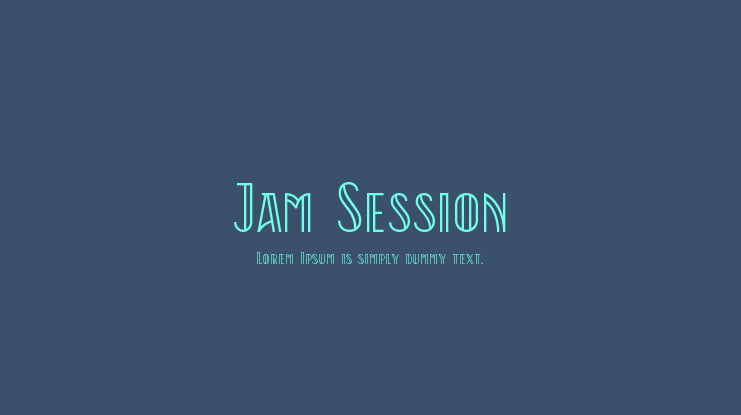 Jam Session Font