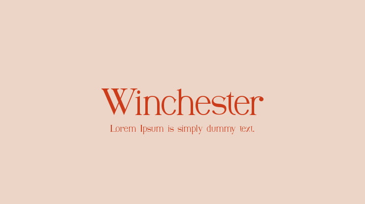Winchester Font
