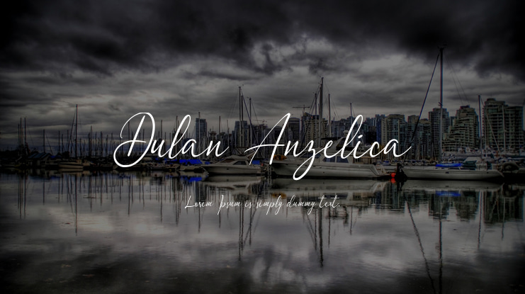 Dulan Anzelica Font