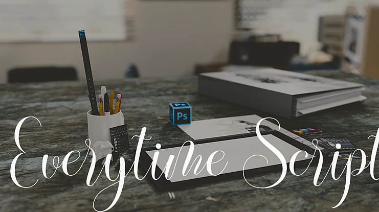 Everytime Script Font