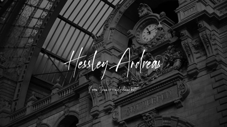 Hessley Andreas Font