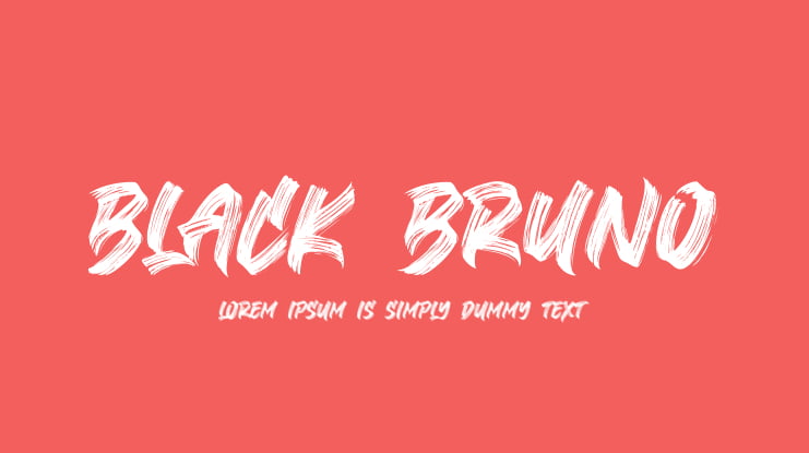 Black Bruno Font