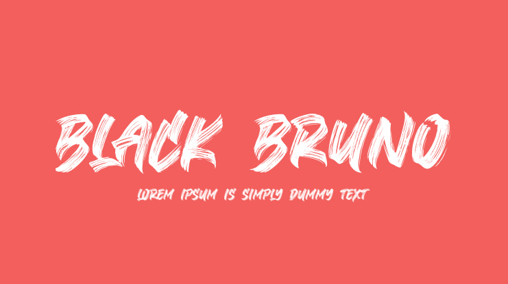 Black Bruno Font