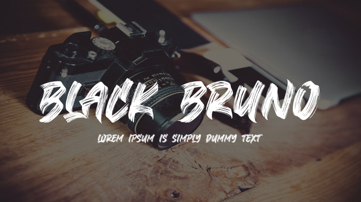 Black Bruno Font