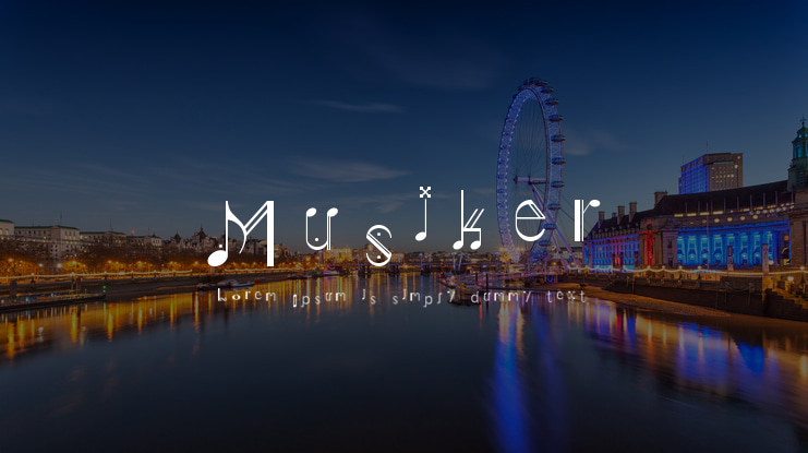 Musiker Font Family