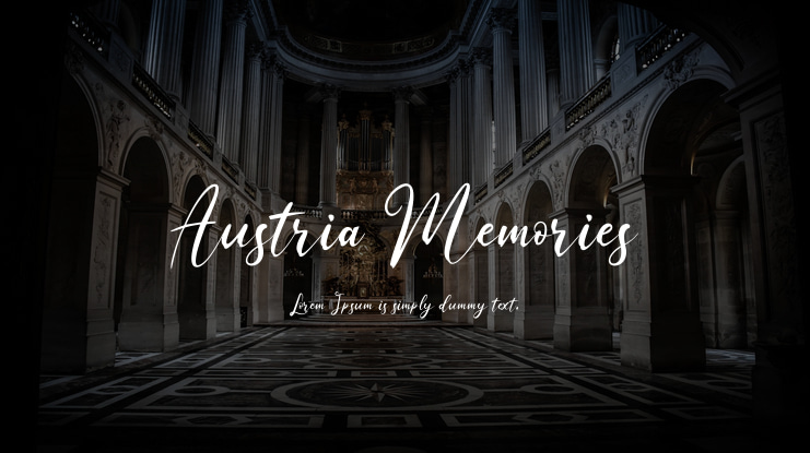 Austria Memories Font