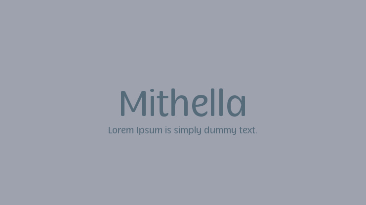 Mithella Font Family