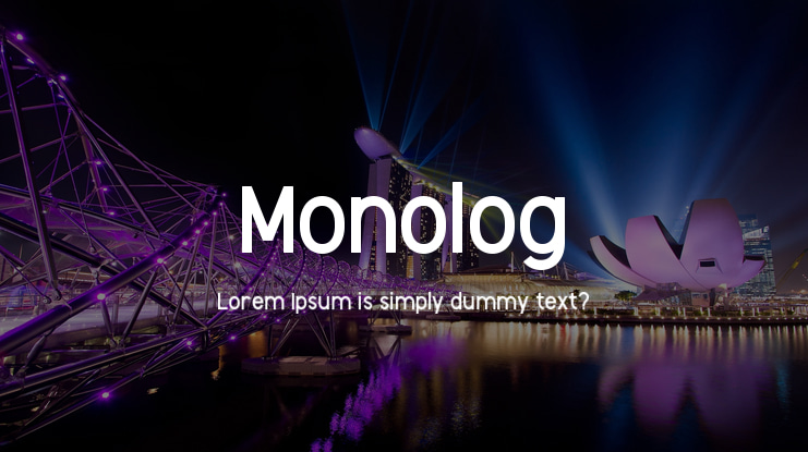 Monolog Font