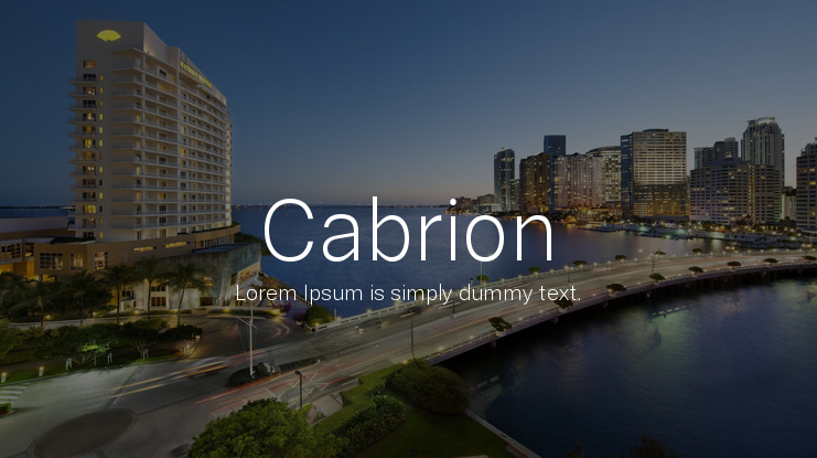 Cabrion Font