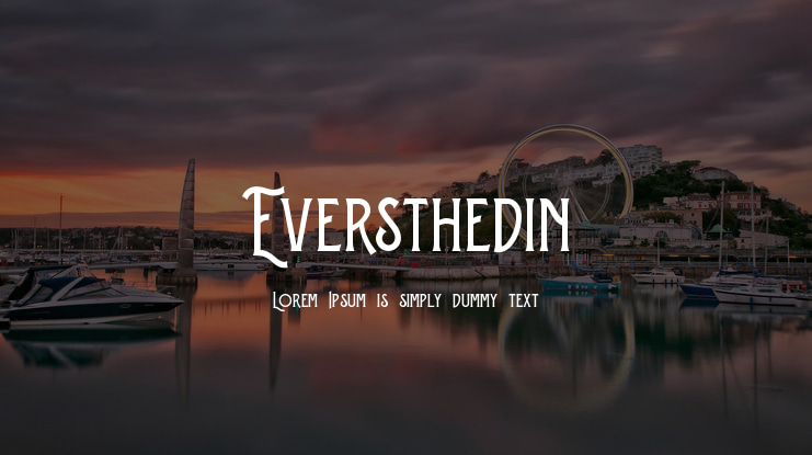Eversthedin Font