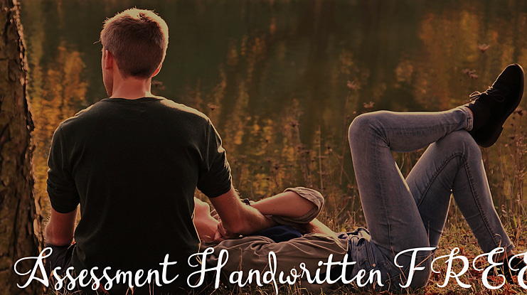 Assessment Handwritten FREE Font