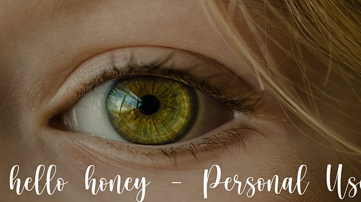 hello honey - Personal Use Font
