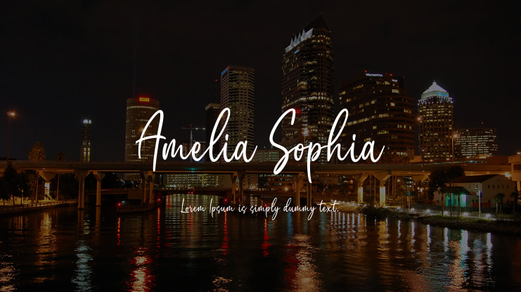 Amelia Sophia Font