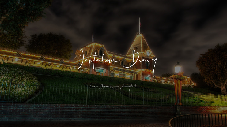 Instalove Diary Font