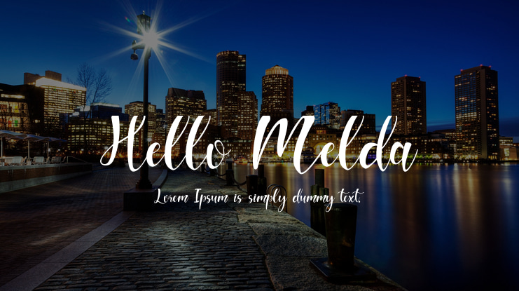 Hello Melda Font