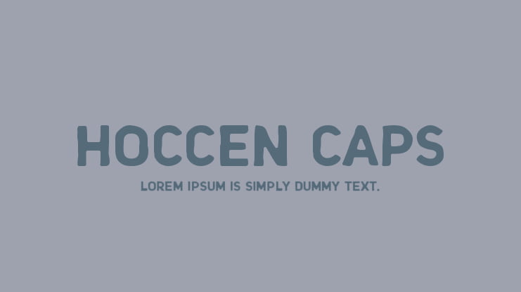 HOCCEN CAPS Font