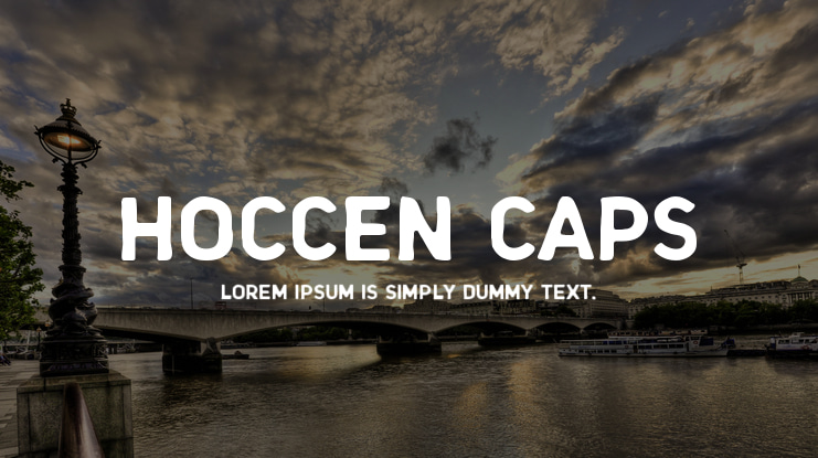HOCCEN CAPS Font