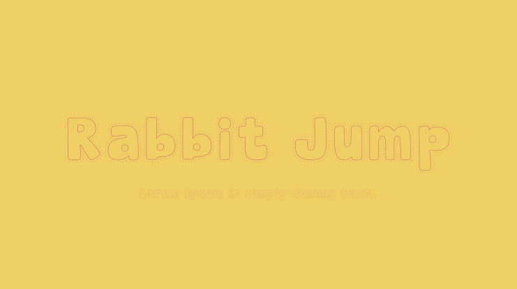Rabbit Jump Font