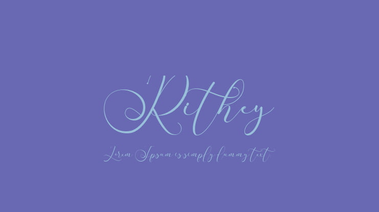 Rithey Font