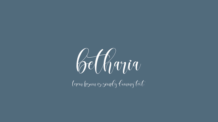 betharia Font