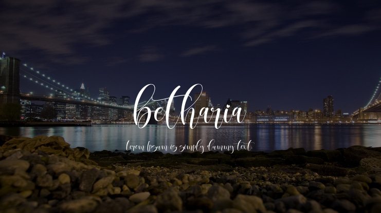 betharia Font