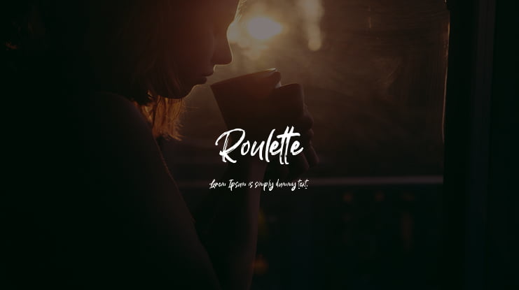 Roulette Font