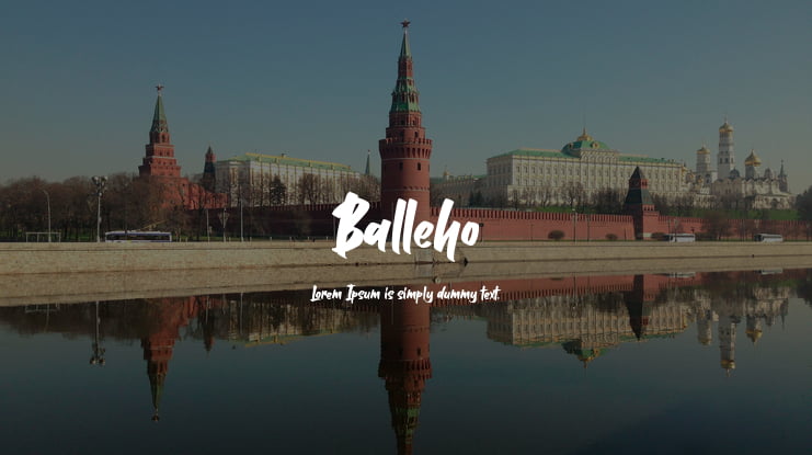 Balleho Font