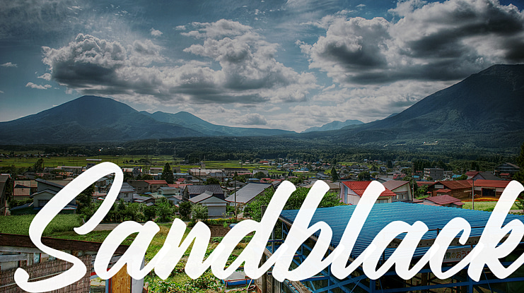 Sandblack Font