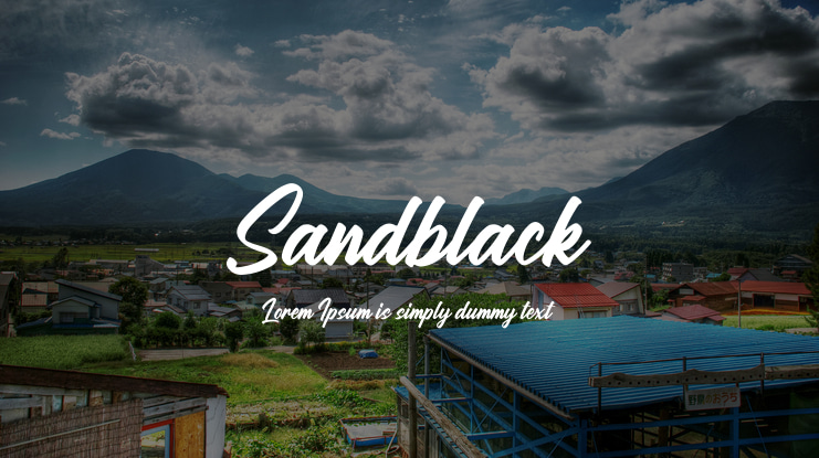 Sandblack Font