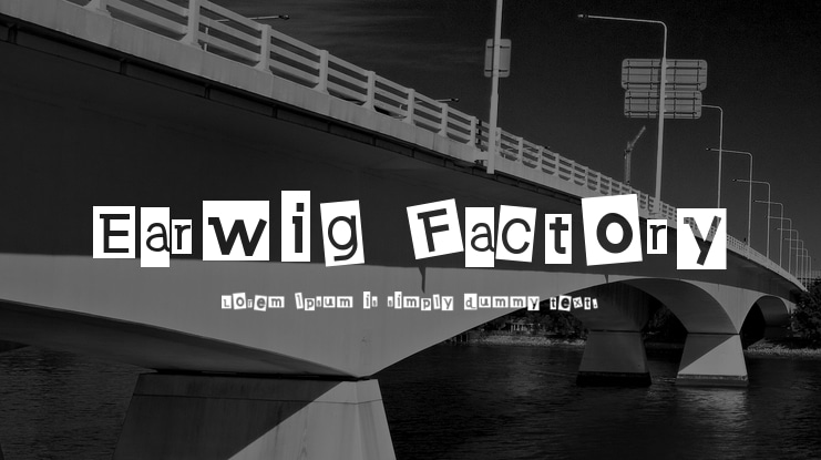 Earwig Factory Font