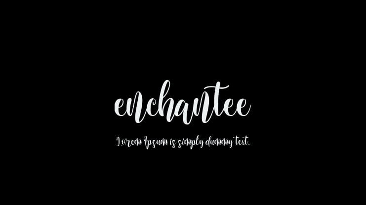 enchantee Font