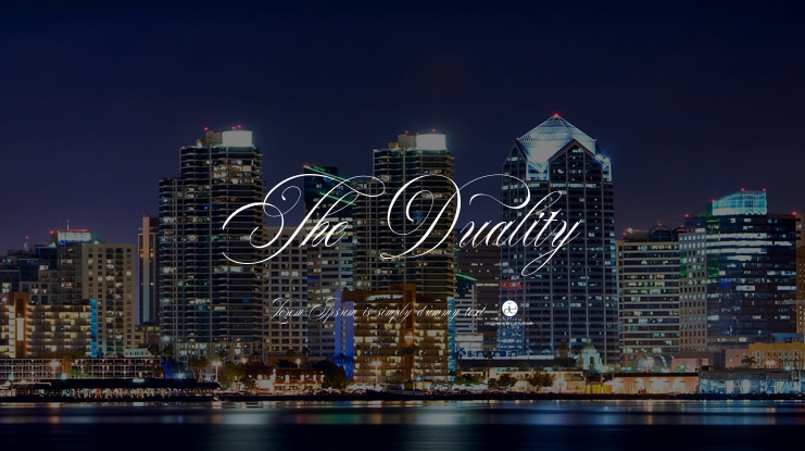 The Duality Font
