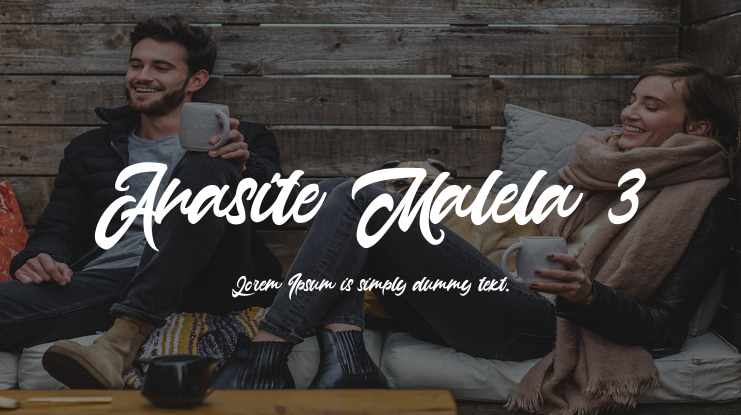 Anasite Malela 3 Font