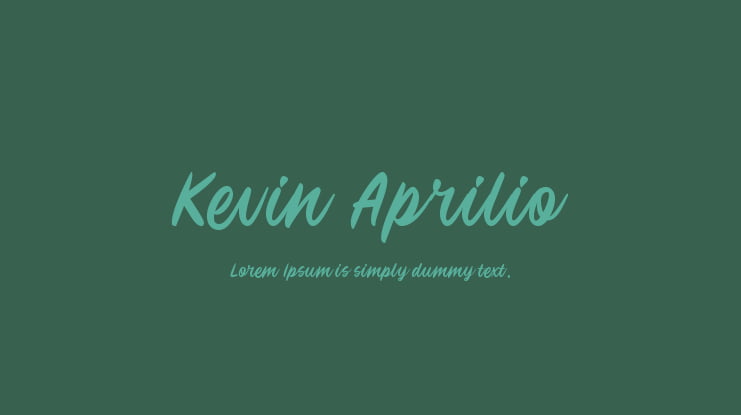Kevin Aprilio Font