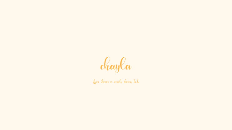 chayla Font
