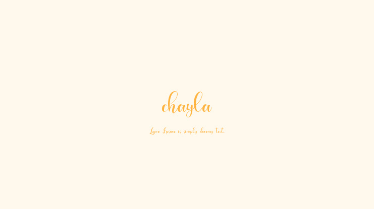 chayla Font