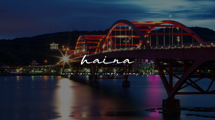 haina Font