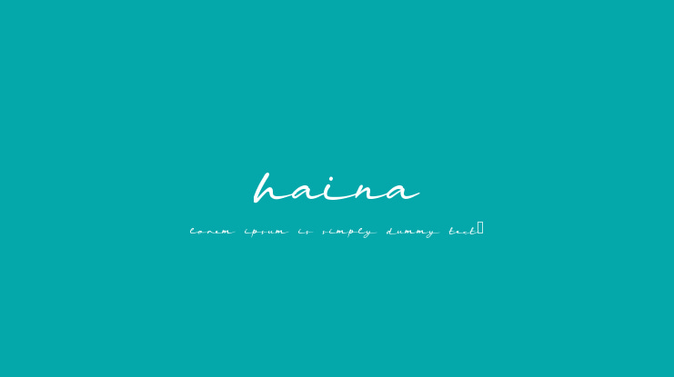 haina Font
