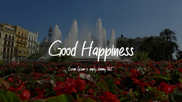 Good Happiness Font